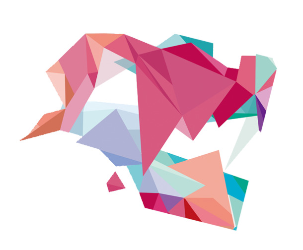 创意高清PNG透明漂浮几何图设计素材免费下载