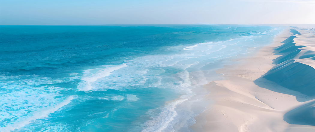 宁静海景3440x1440带鱼屏4K高清风景壁纸免费下载