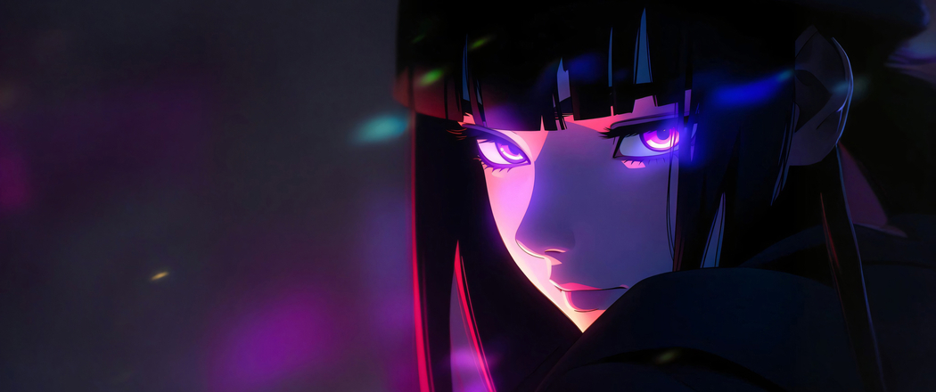 动漫女孩雏田紫幻眼神 3440x1440带鱼屏4K高清壁纸免费下载 动漫女孩雏田紫幻眼神 3440x1440带鱼屏4K高清壁纸免费下载