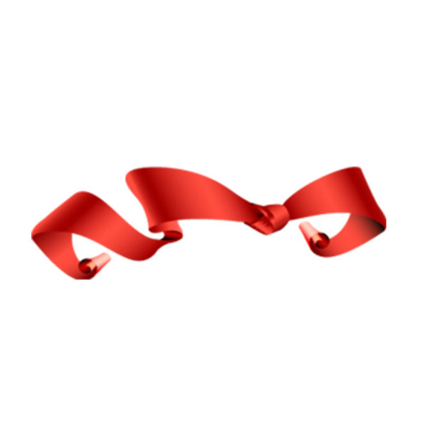 丝绸装饰彩带高清PNG透明漂浮元素设计素材免费下载