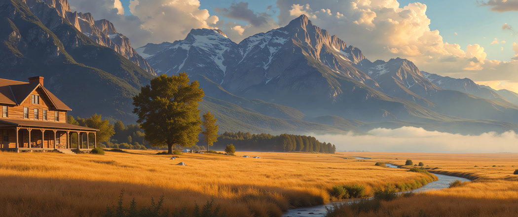 小河边的田野3440x1440带鱼屏4K高清风景壁纸免费下载 小河边的田野3440x1440带鱼屏4K高清风景壁纸免费下载