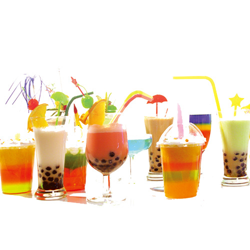 奶茶果汁高清PNG透明装饰元素生活用品设计素材免费下载