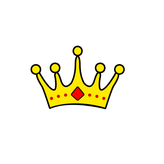 卡通皇冠头饰高清PNG透明图片-装饰元素图案设计素材免费下载