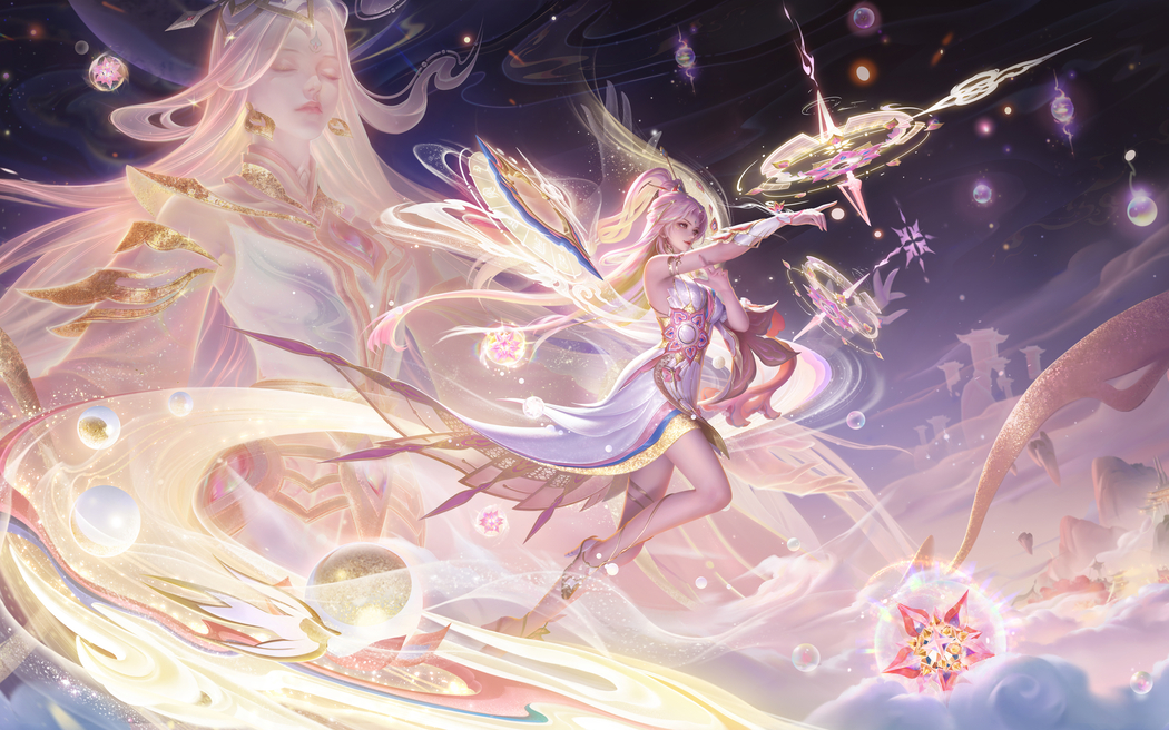 王者荣耀虞姬蛇年愿照岁时盈2880x1800高清壁纸免费下载