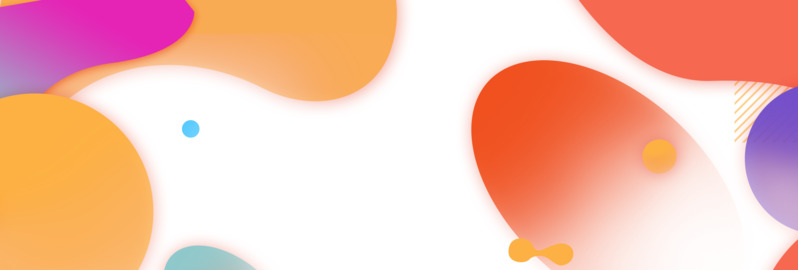 彩色几何抽象流体渐变高清PNG透明装饰素材免费下载