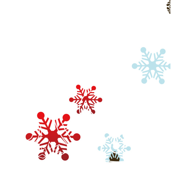 雪花高清PNG透明圣诞节节日元素设计素材免费下载
