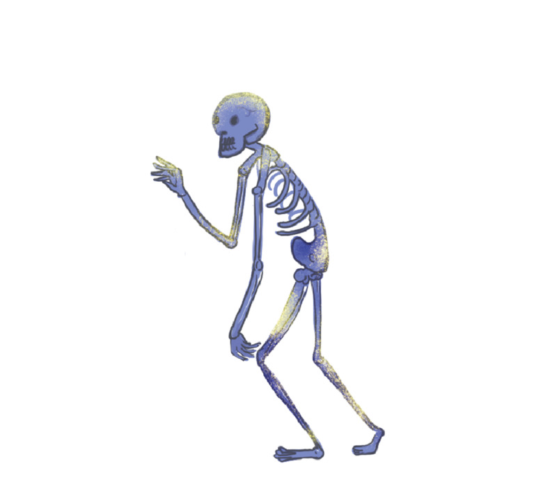 万圣节骷髅人高清PNG透明图片-节日设计素材免费下载