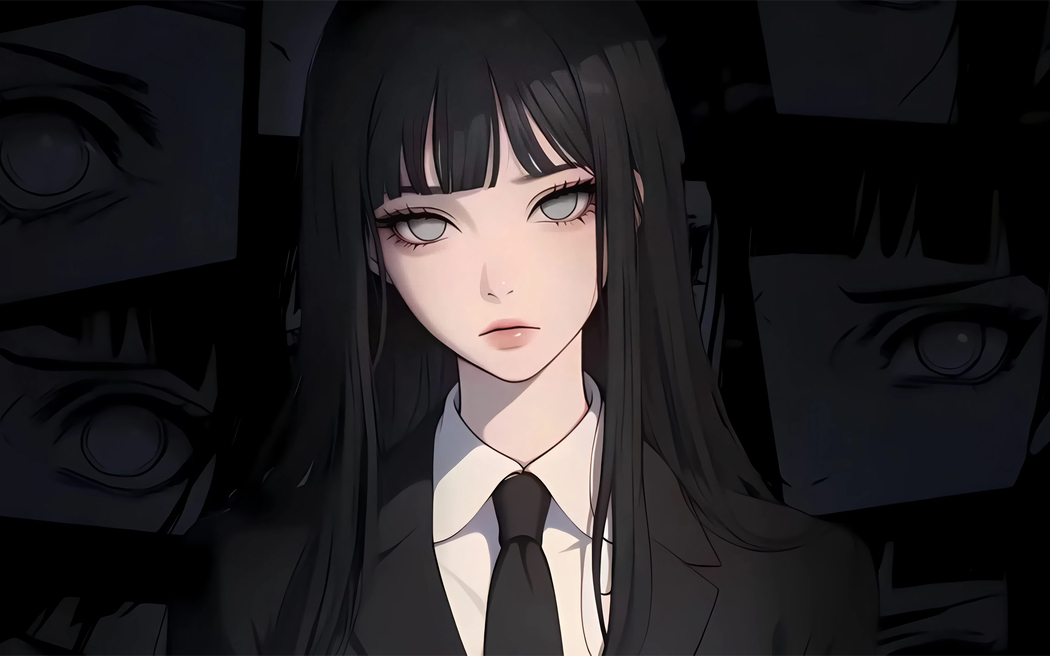 火影忍者雏田职场OL风 2880x1800高清壁纸免费下载