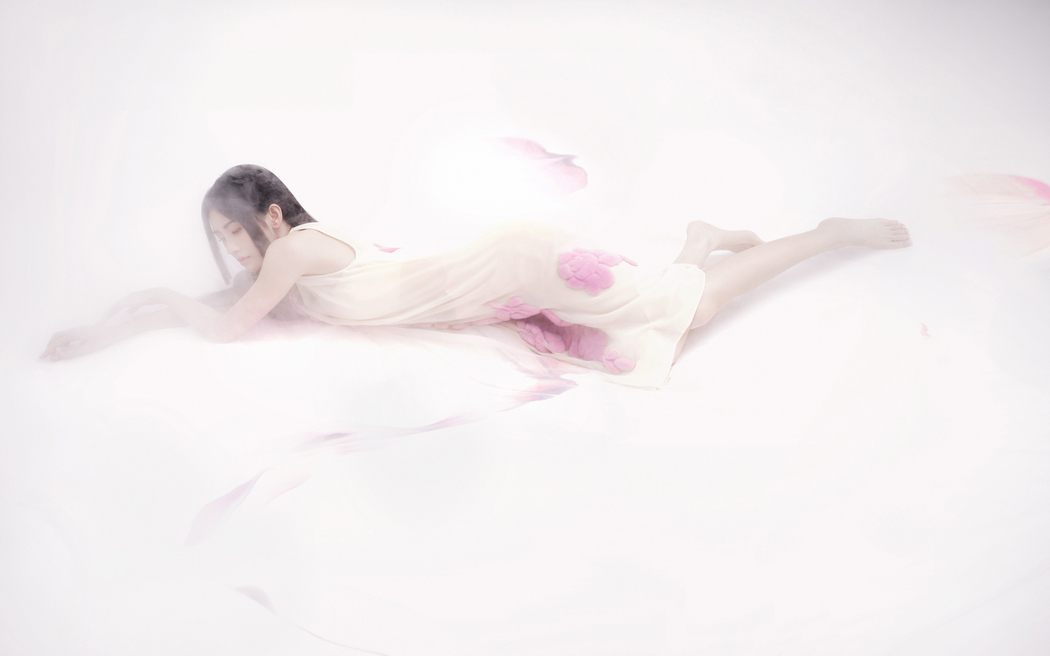 朦胧美女鞠婧祎 2880x1800高清电脑壁纸免费下载