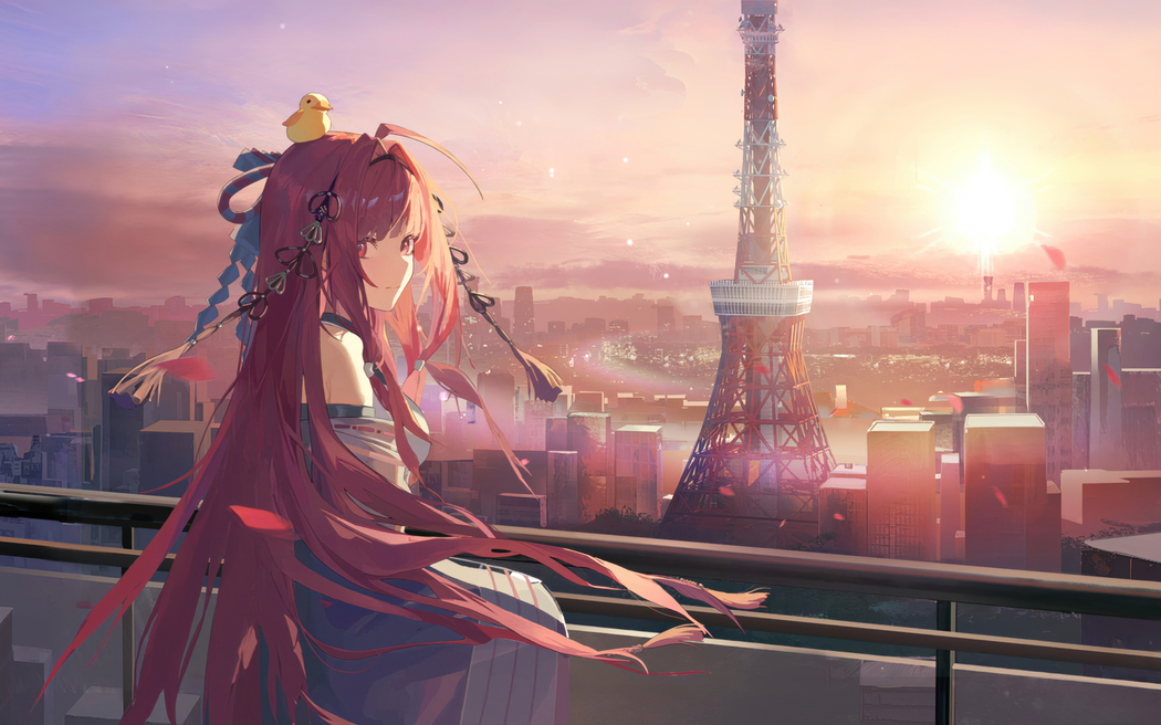 龙族上杉绘梨衣车机动漫横屏高清壁纸2880x1800免费下载