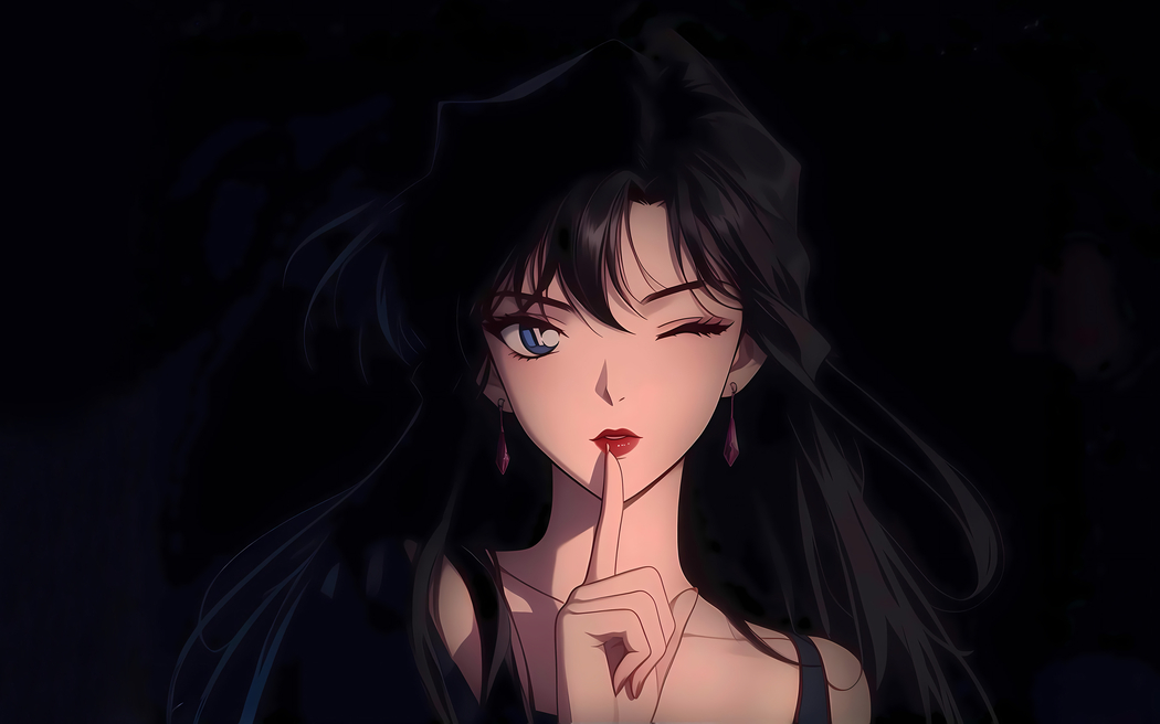 长发动漫美女小兰高清壁纸 3200x2000车机平板笔记本便携设备免费下载