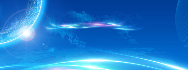 蓝色科技背景海报高清PNG透明素材-免费下载banner设计元素