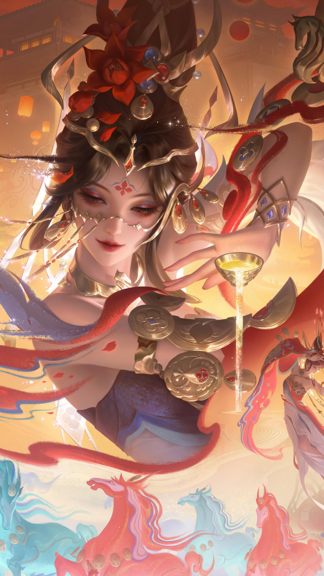 王者荣耀貂蝉神骥聚万邦 4K竖屏高清手机壁纸2160x3840免费下载 王者荣耀貂蝉神骥聚万邦 4K竖屏高清手机壁纸2160x3840免费下载