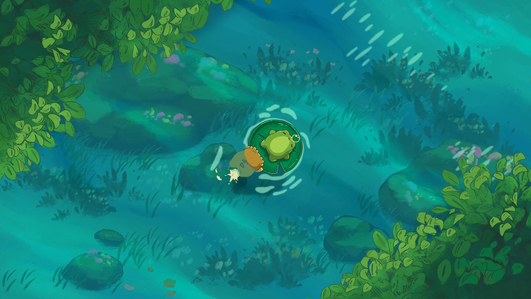 河与蟾蜍车机小清新4K高清壁纸 3840x2160免费下载