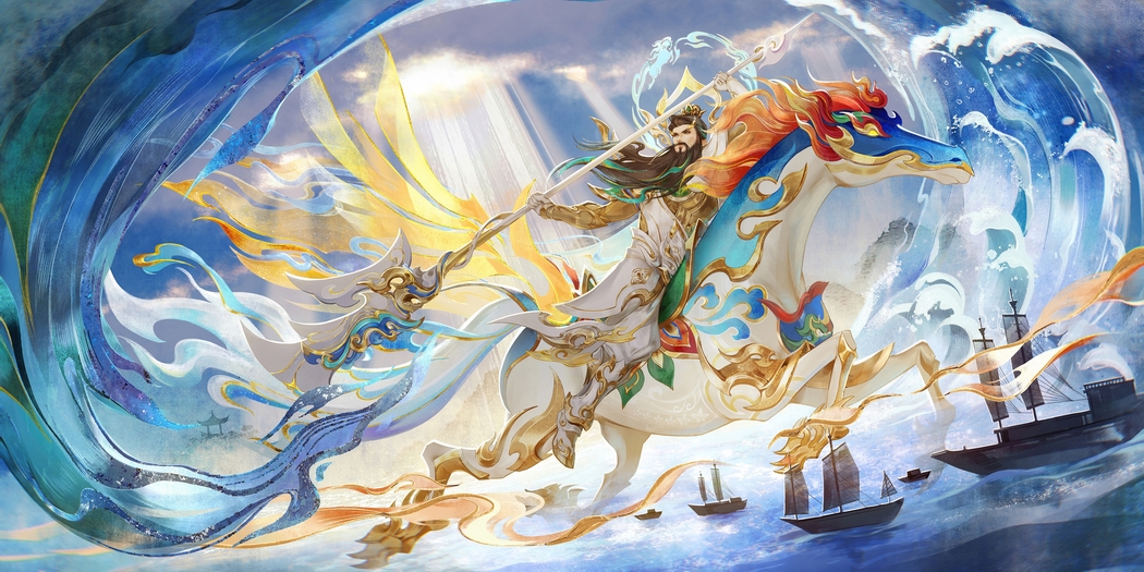 马超马年限定美宣图 王者荣耀高清4K 5K壁纸5906x2953免费下载