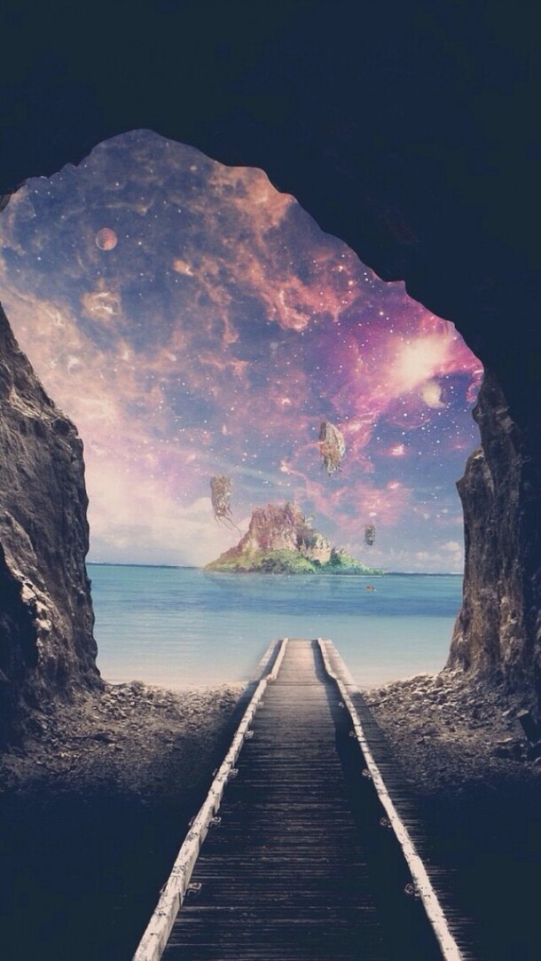 紫色星空手绘插画高清PNG透明背景设计素材免费下载