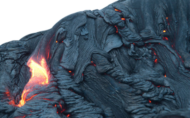 壮观火山岩浆高清PNG透明背景设计素材免费下载