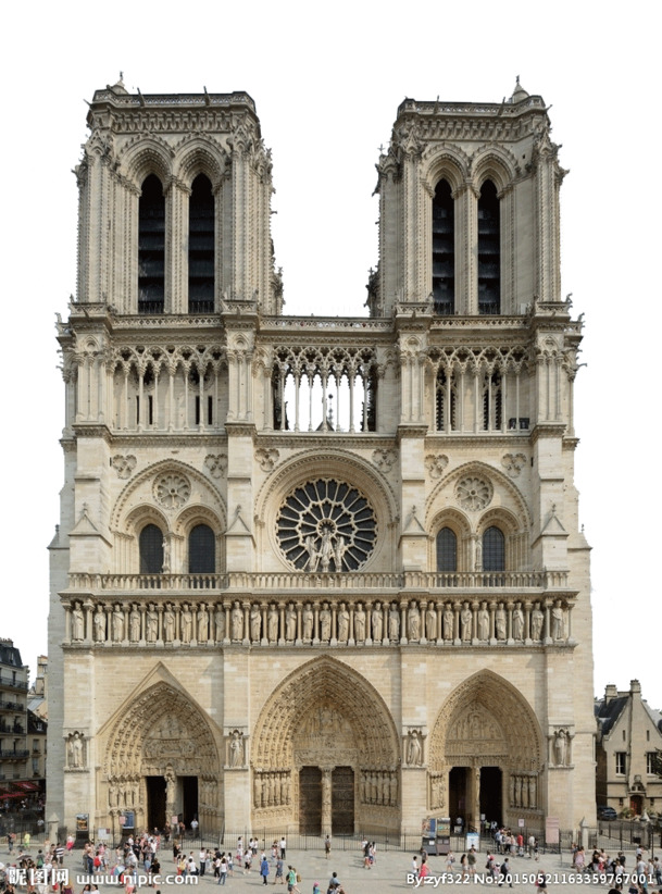 圣母院高清PNG透明背景摄影设计素材免费下载