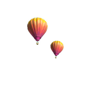 城市创建放飞梦想氢气球高清PNG透明漂浮元素设计素材免费下载