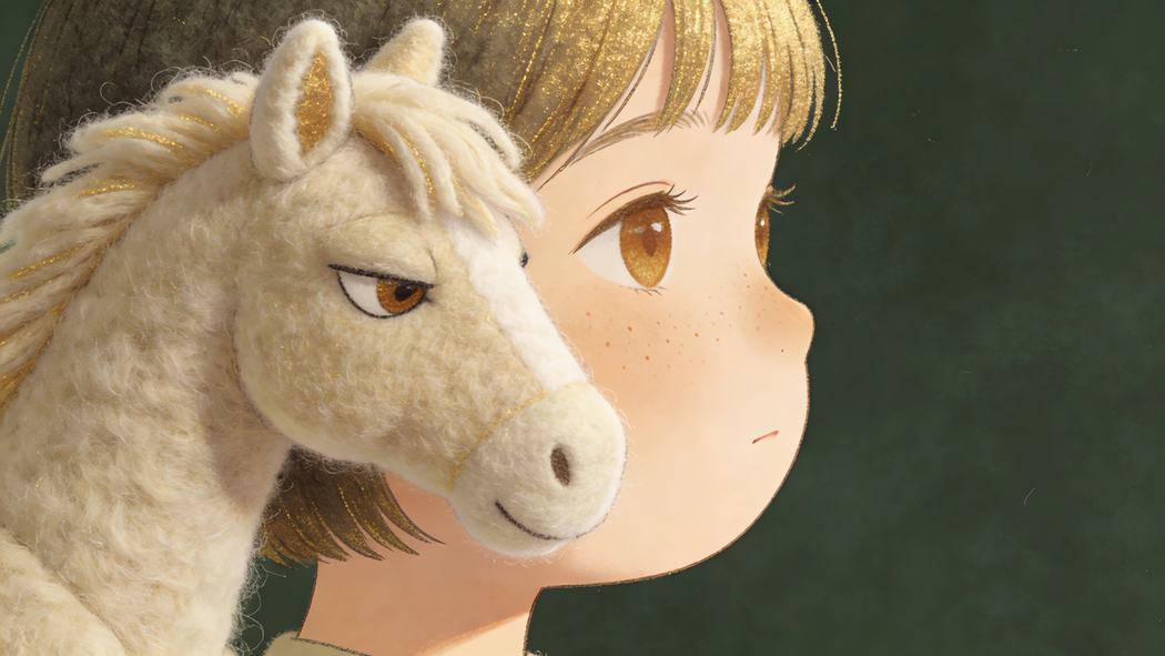 马与金发小女孩4K全屏高清壁纸 3840x2160 免费下载 马与金发小女孩4K全屏高清壁纸 3840x2160 免费下载