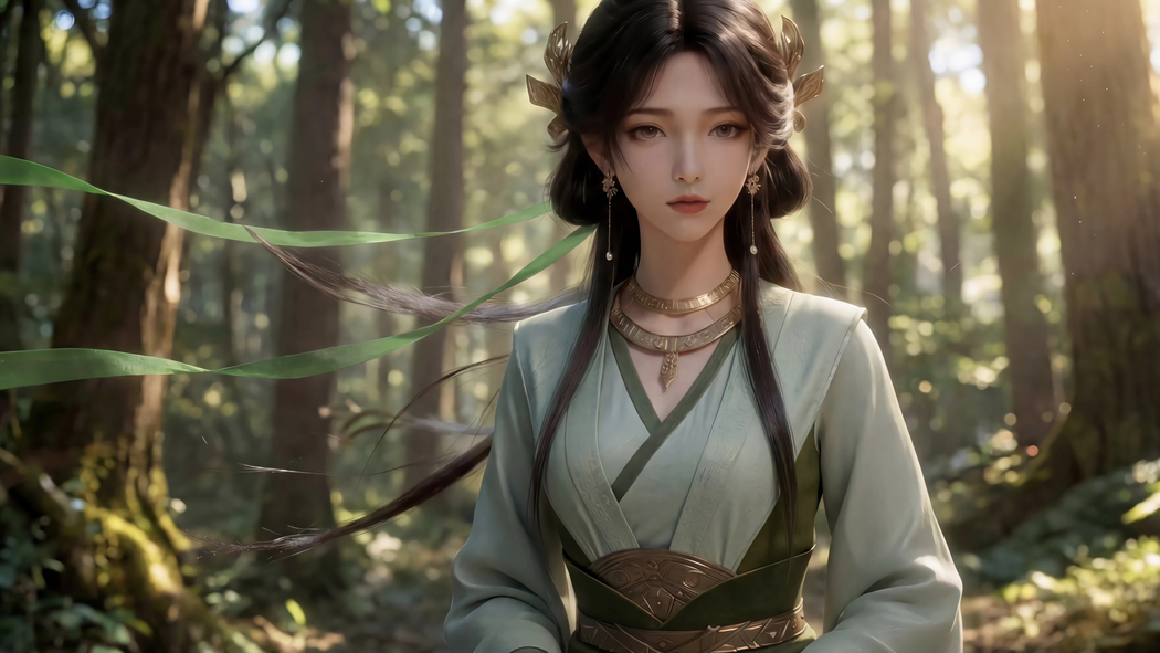 凡人修仙传梅凝森林阳光4K高清壁纸3840x2160免费下载 凡人修仙传梅凝森林阳光4K高清壁纸3840x2160免费下载