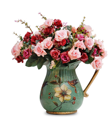 花瓶动植物元素高清PNG透明图与植物PSD设计素材免费下载