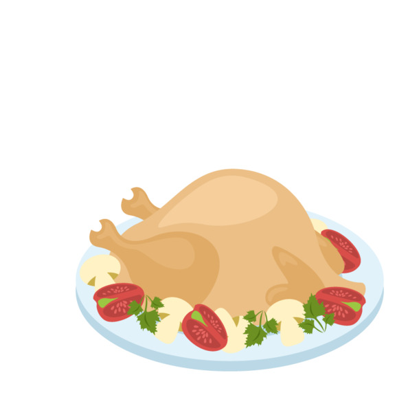 火鸡高清PNG透明图片-圣诞节节日元素设计素材免费下载