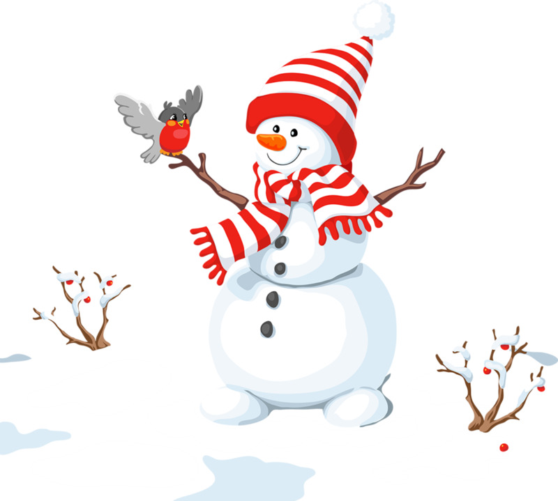 圣诞快乐雪人高清PNG透明图片-圣诞节设计素材免费下载