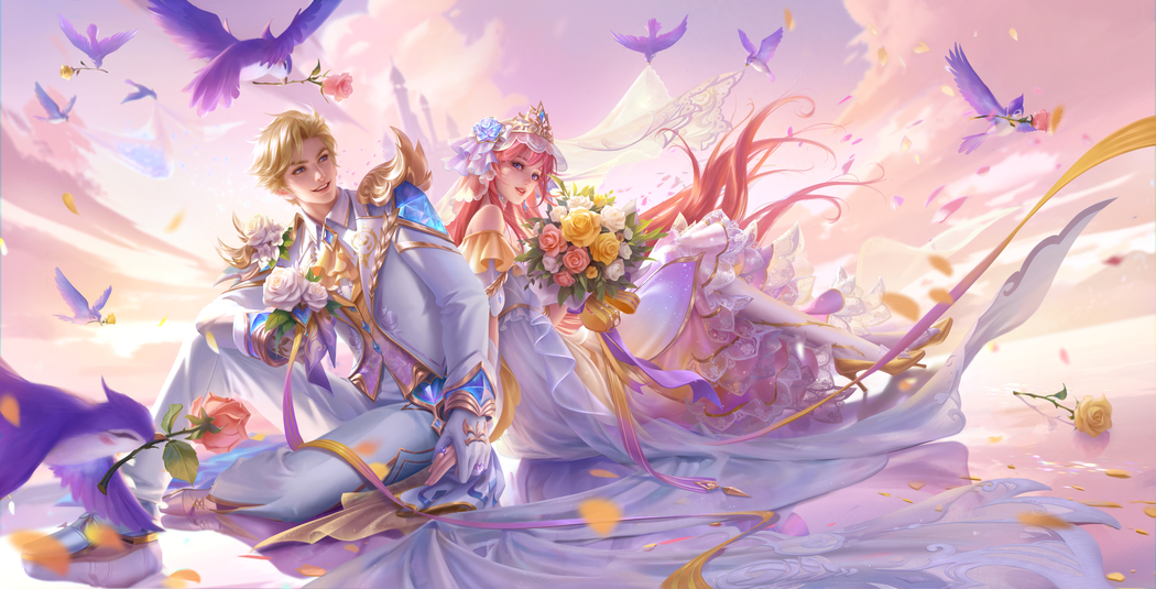 王者荣耀孙策大乔挚爱花嫁星元 8K超清无水印游戏壁纸8120x4134免费下载 王者荣耀孙策大乔挚爱花嫁星元 8K超清无水印游戏壁纸8120x4134免费下载