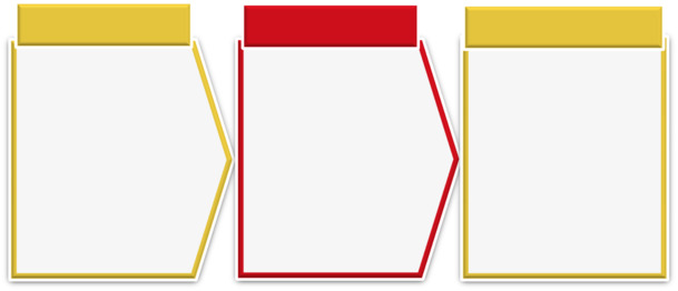 彩色方框步骤高清PNG透明装饰元素PPT设计素材免费下载
