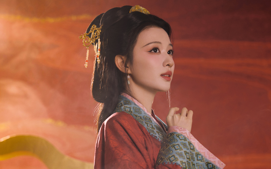 红色古装古风王楚然4K高清电脑壁纸3840x2400免费下载