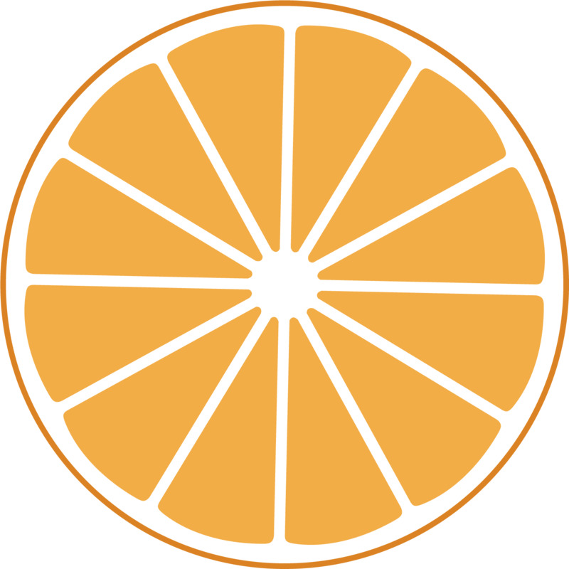 橘红色橙子矢量图高清PNG透明手绘卡通元素设计素材免费下载