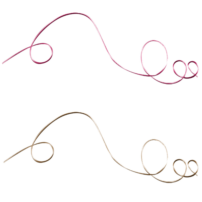 飘浮线条彩带高清PNG透明设计素材免费下载