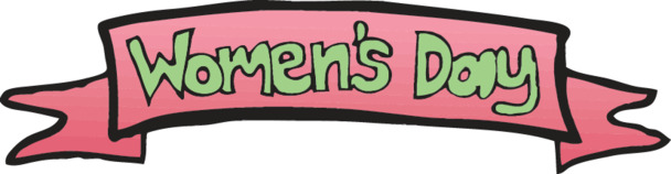 妇女节艺术字体高清PNG透明图片设计素材免费下载