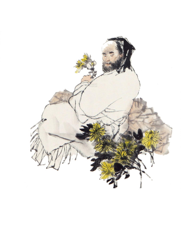 上山采药中国风高清PNG透明装饰元素图片设计素材免费下载