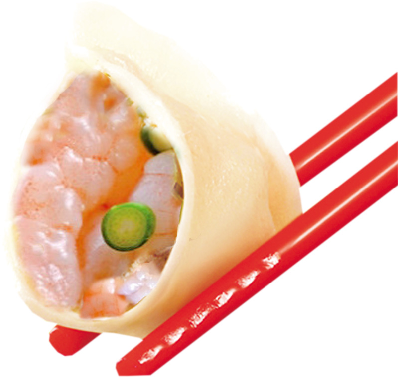 筷子与饺子高清PNG透明装饰元素生活用品设计素材免费下载