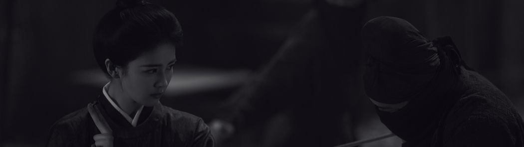 白鹿黑色系剧照5120x1440高清带鱼屏双屏壁纸免费下载