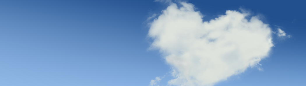 浪漫爱心云朵5120x1440带鱼屏高清风景双屏壁纸免费下载