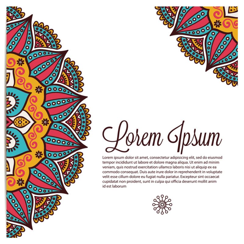 矢量民族花边高清PNG透明装饰元素花纹设计素材免费下载