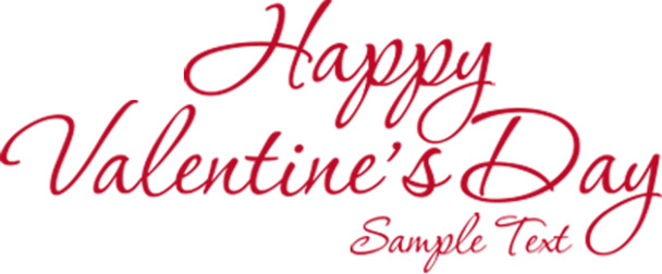 紫色创意情人节红色字母高清PNG透明图片设计素材免费下载