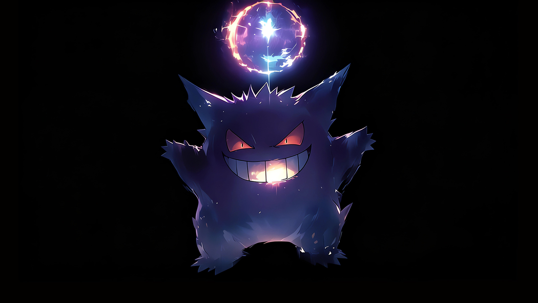 耿鬼黑色背景4K动漫高清壁纸3840x2160免费下载