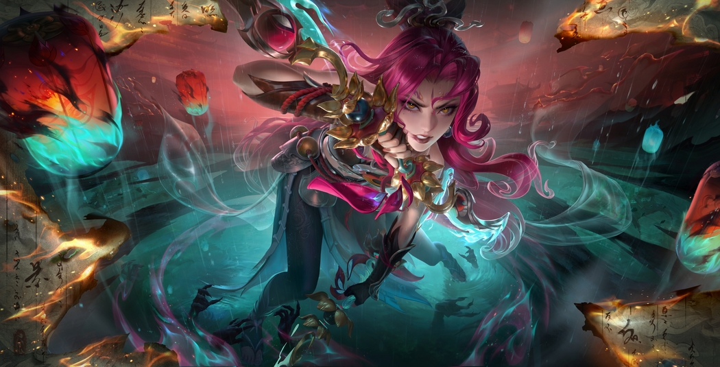 阿轲罗刹妄海王者荣耀高清壁纸8120x4134免费下载