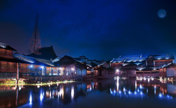 自然风景乌镇高清PNG透明背景摄影图片设计素材免费下载