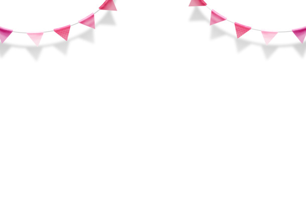 彩旗彩带高清PNG透明漂浮元素设计素材免费下载