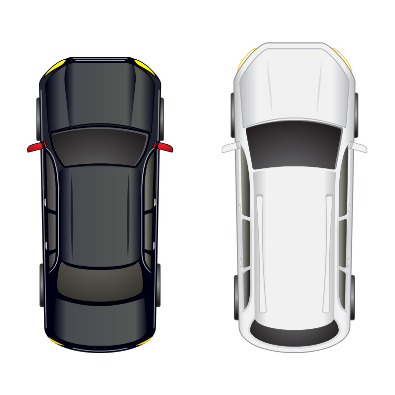 顶视图俯视图高清PNG透明免扣设计素材免费下载