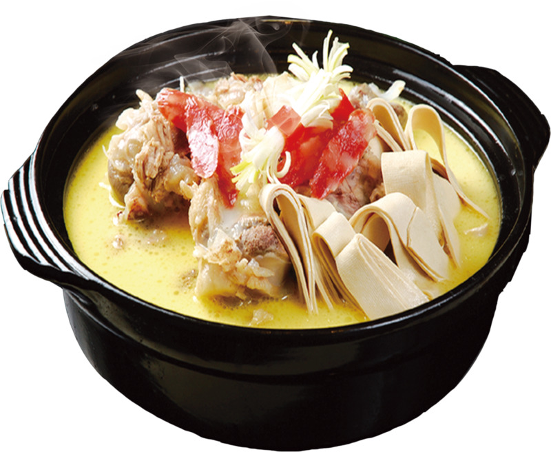 千张筒骨砂锅高清PNG透明免扣设计素材免费下载