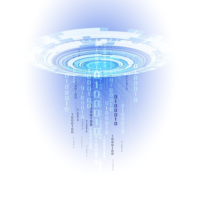 科技圆环光效飞船高清PNG透明免扣设计素材免费下载