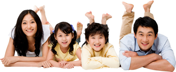 可爱春季郊游一家人高清PNG透明免扣设计素材免费下载