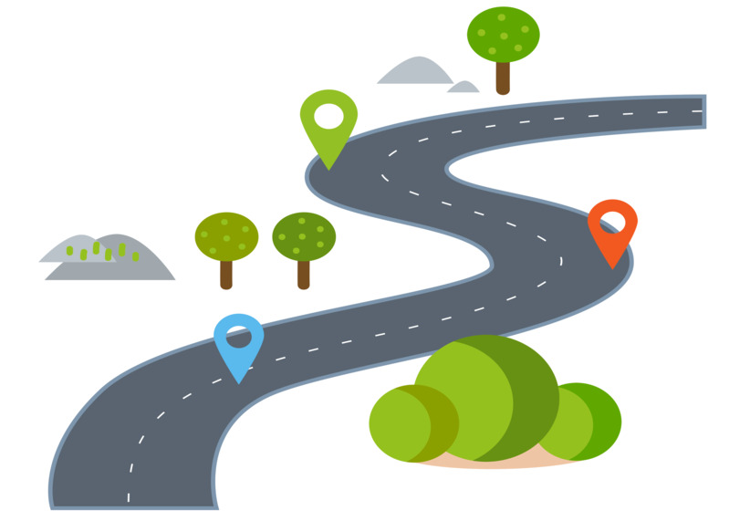 地图公路GPS高清PNG透明免扣设计素材免费下载