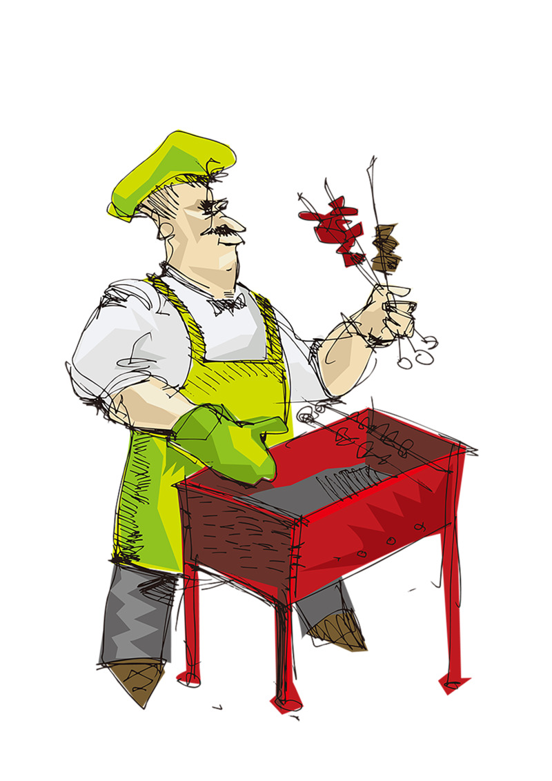 羊肉串高清PNG透明免扣设计素材免费下载